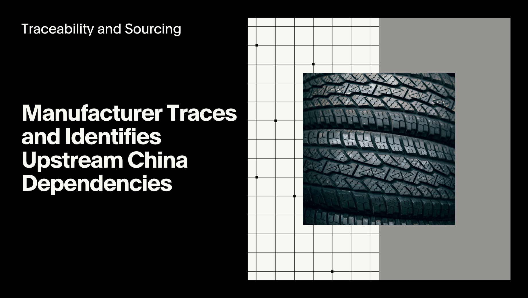 manufacturer traces and identifies restricted-country supplier sourcing