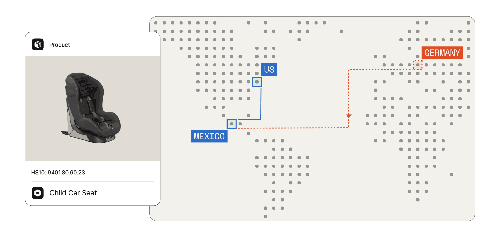 car seat illusion of origin