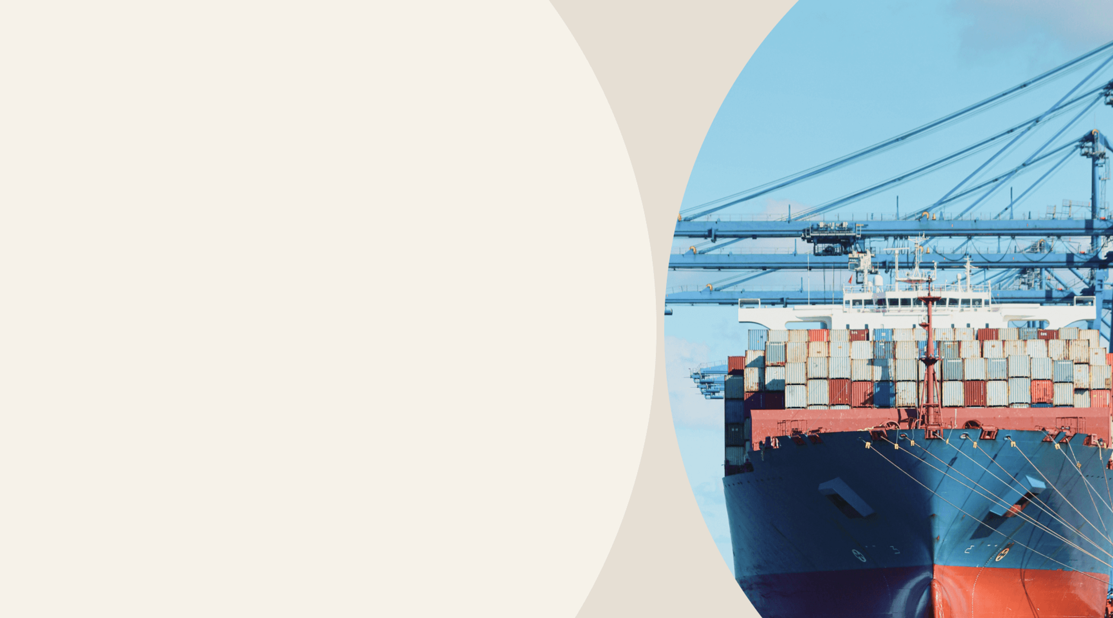 a container ship