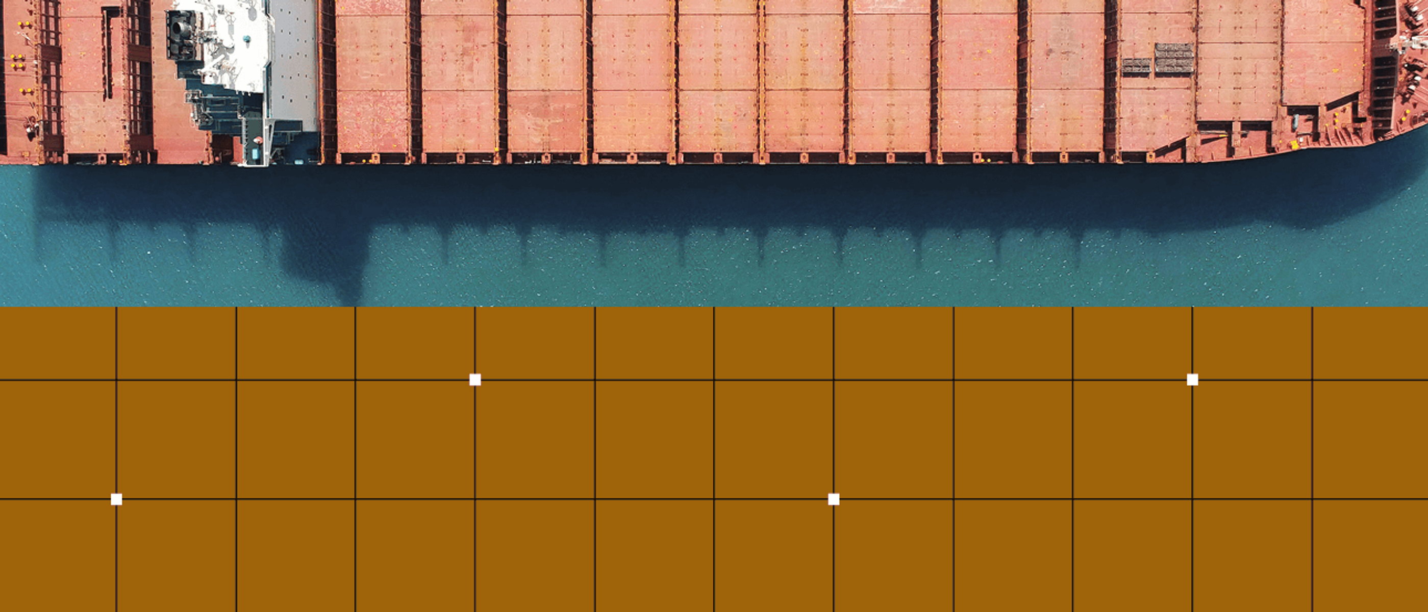 a container ship