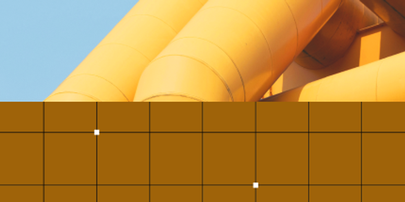 yellow oil piping