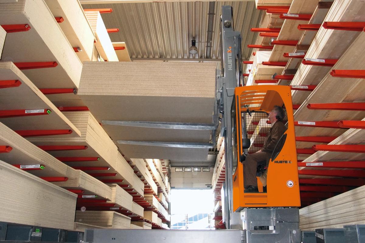 Heftruck zijlader
