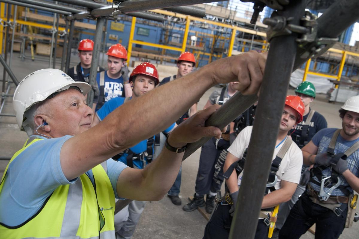 Werken op hoogte module 1-2: gebruiker en monteur vaste steiger