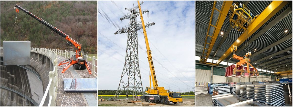 Minihijskraan mobiele telescoopkraan rolbrug