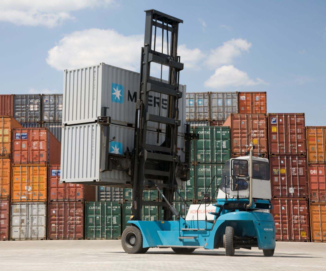 Heftruck containerheftruck