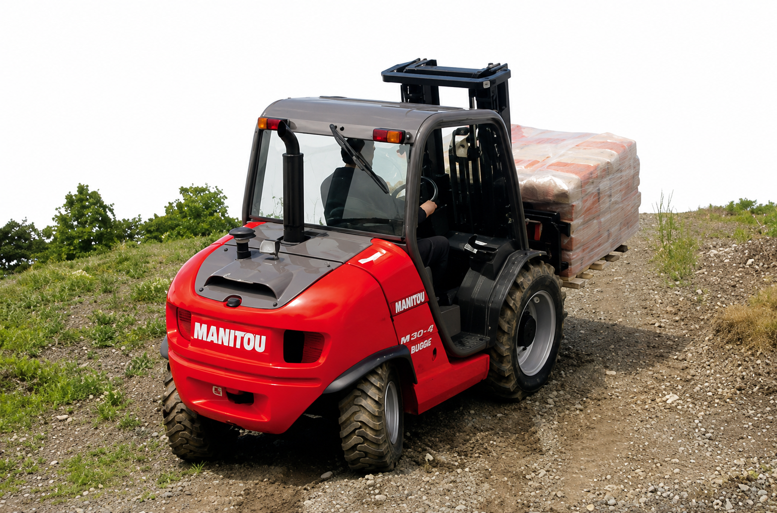 Heftruck ruwterrein heftruck