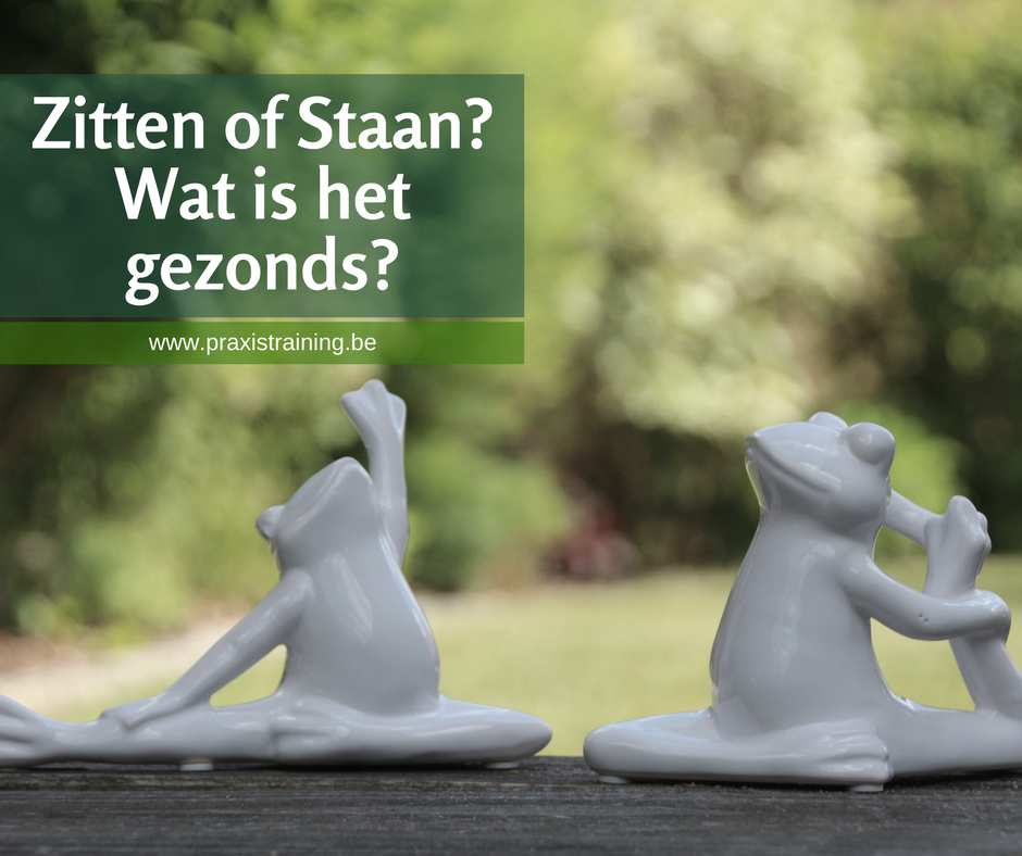 Zitten of staan? Wat is het gezondst?