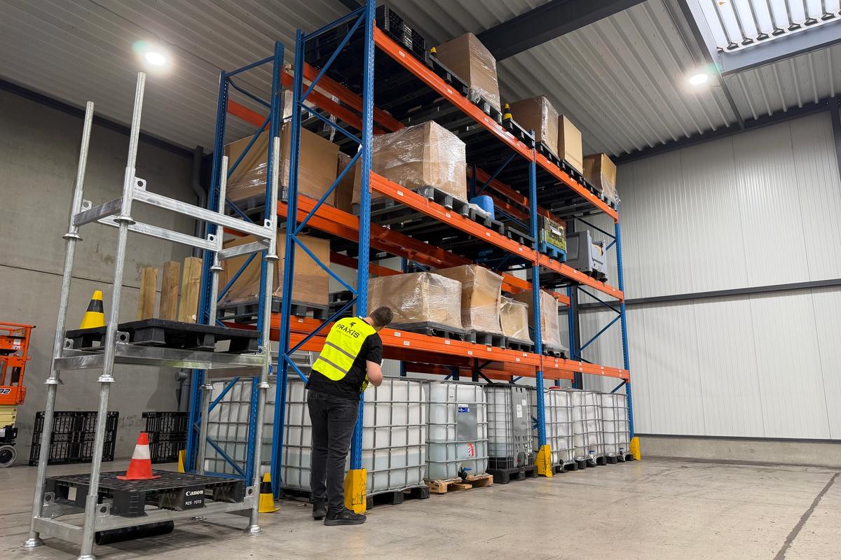 Bevoegd persoon voor controle van magazijnstellingen