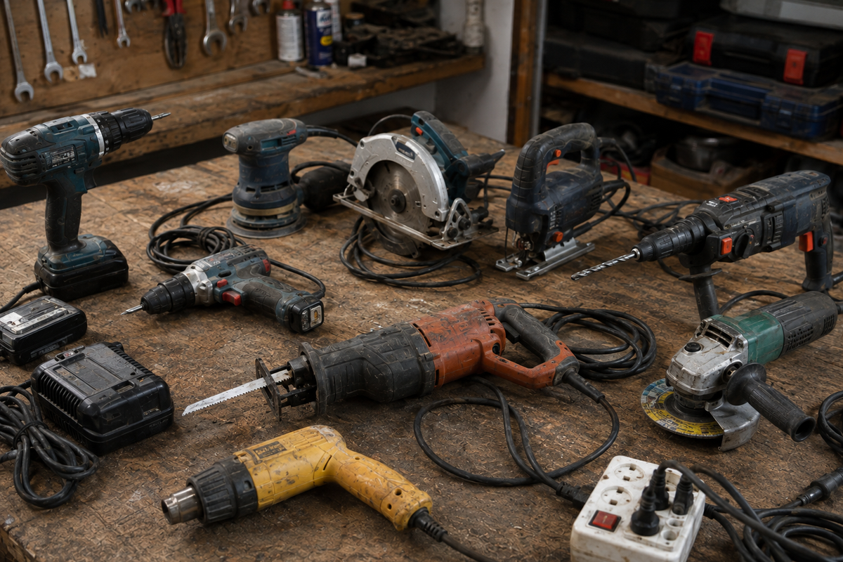Bevoegd persoon voor controle van klein elektrisch gereedschap