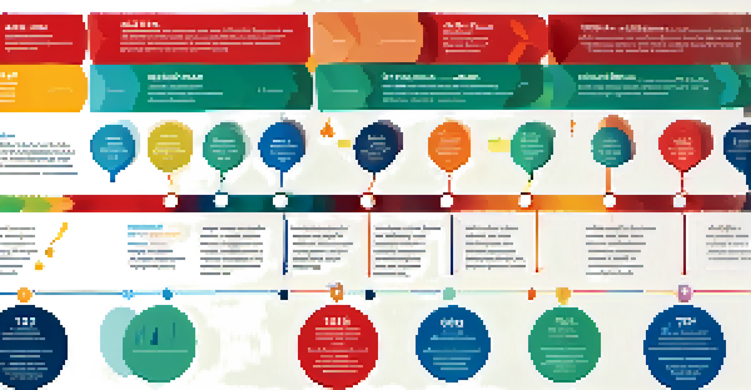 An infographic displaying a timeline of health screenings for adults aged 30-39, with icons and color-coded sections.