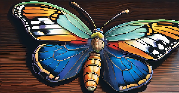 A detailed close-up of a healthy thyroid gland model on a wooden table, illuminated by soft natural light.