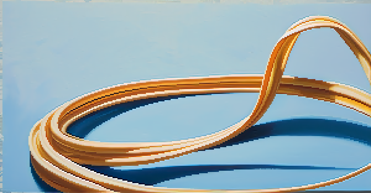 A colorful rubber band being stretched and returning to its original shape, representing resilience.