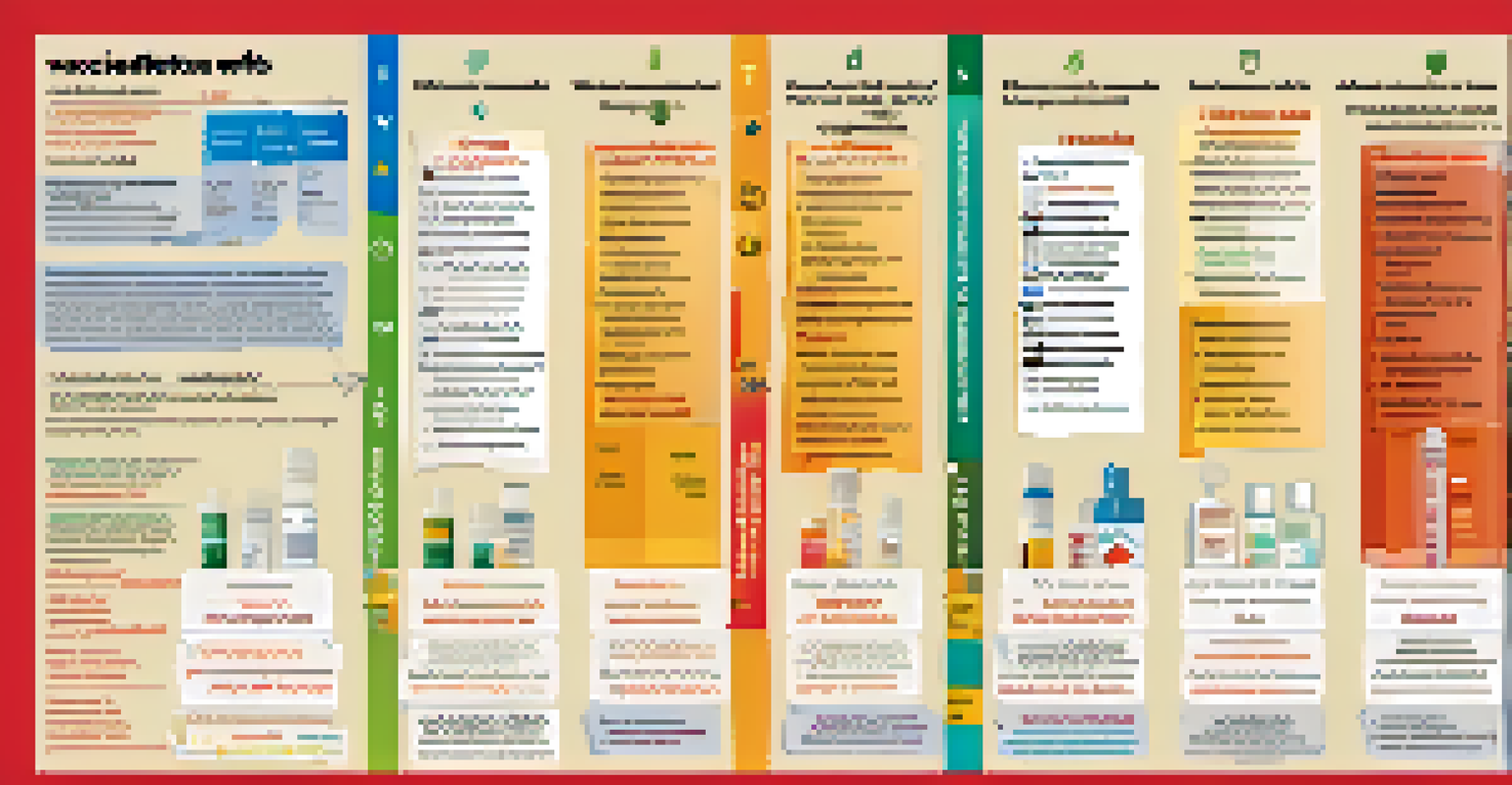 An infographic comparing vaccine-preventable diseases and vaccine side effects, colorful and informative.