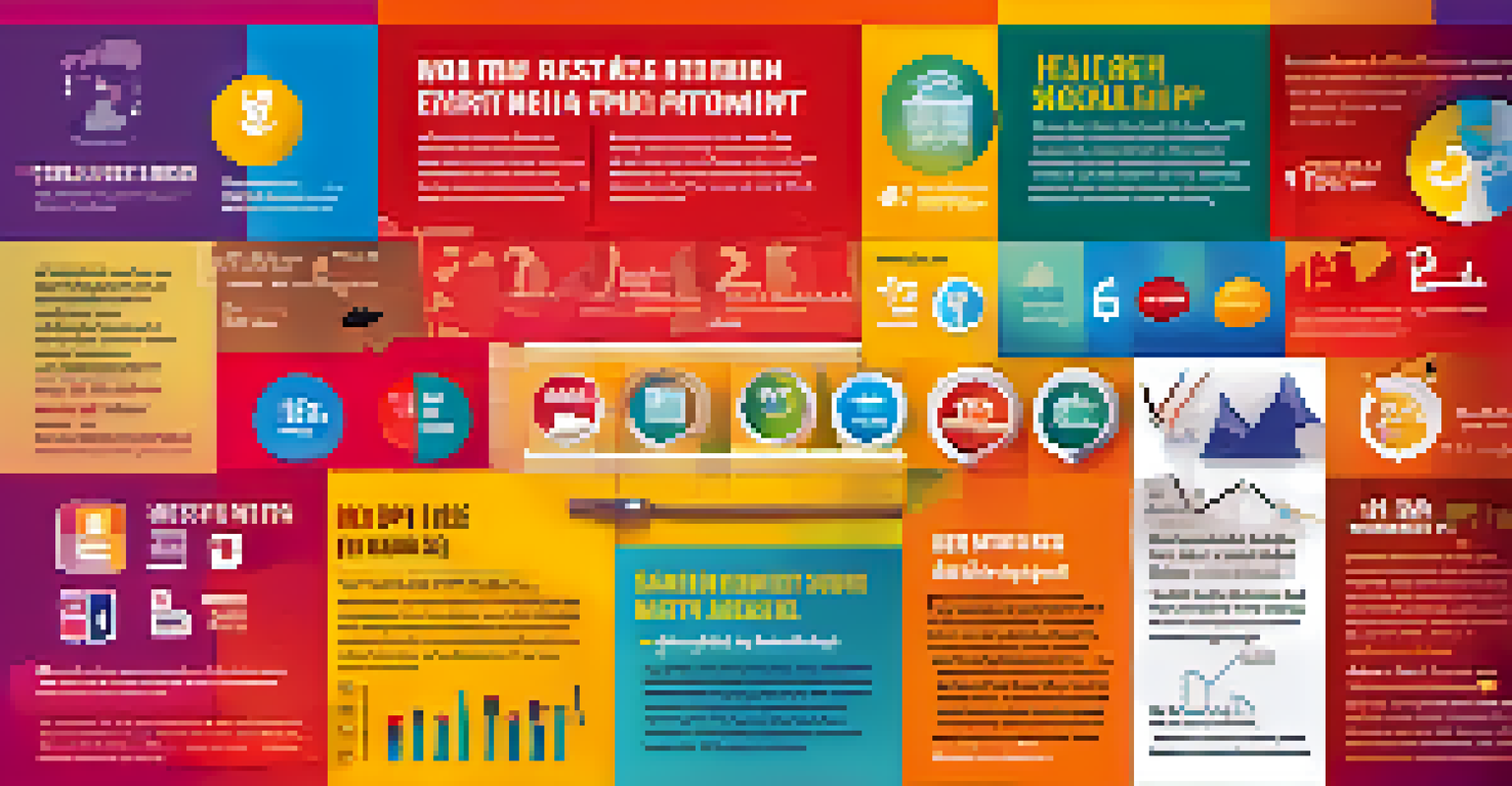 A vibrant infographic about health equity, showcasing statistics and key messages against a colorful background, designed for social media sharing.