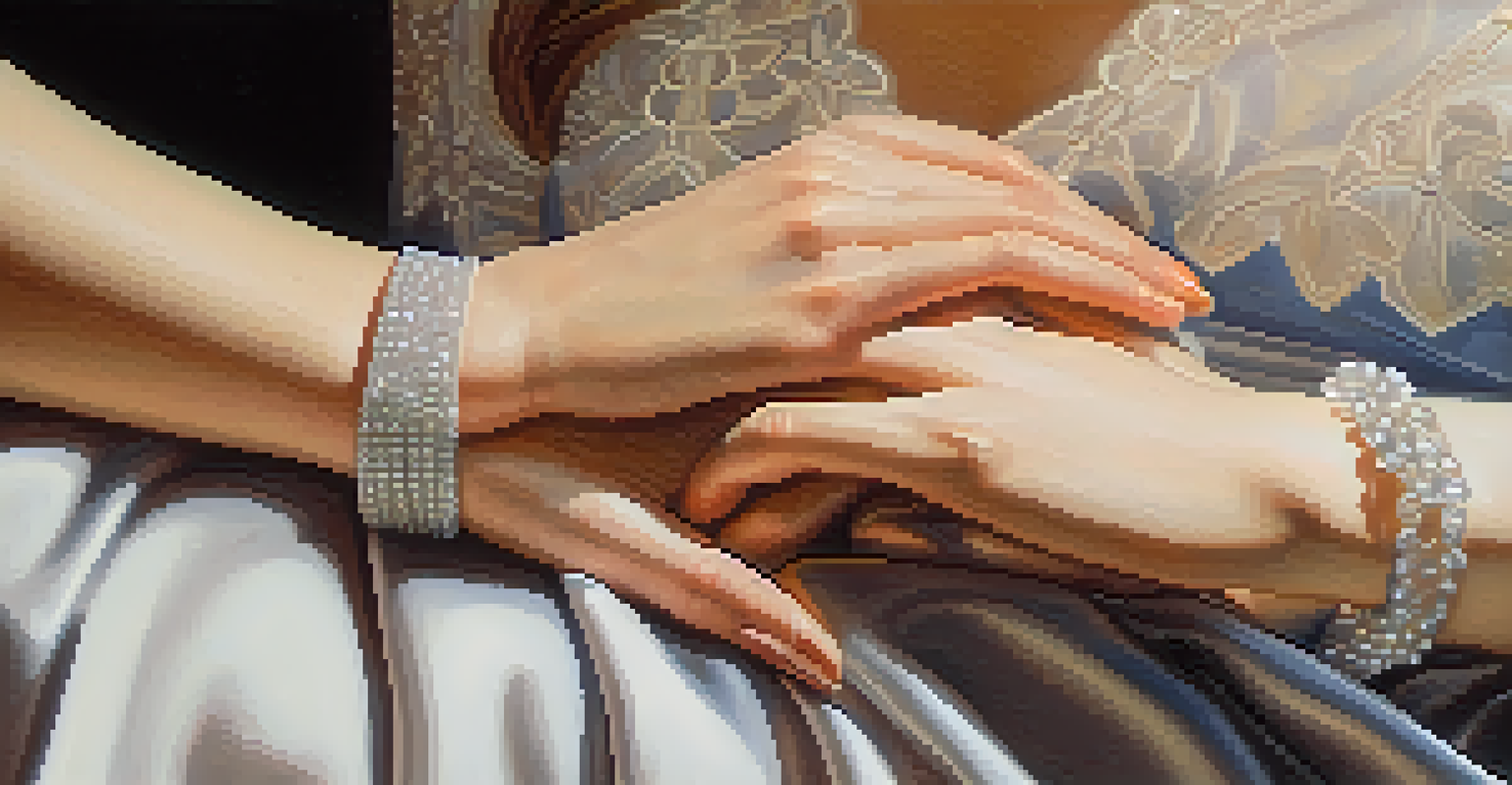 A close-up of two hands gently touching, symbolizing empathy and connection, with a softly blurred background.