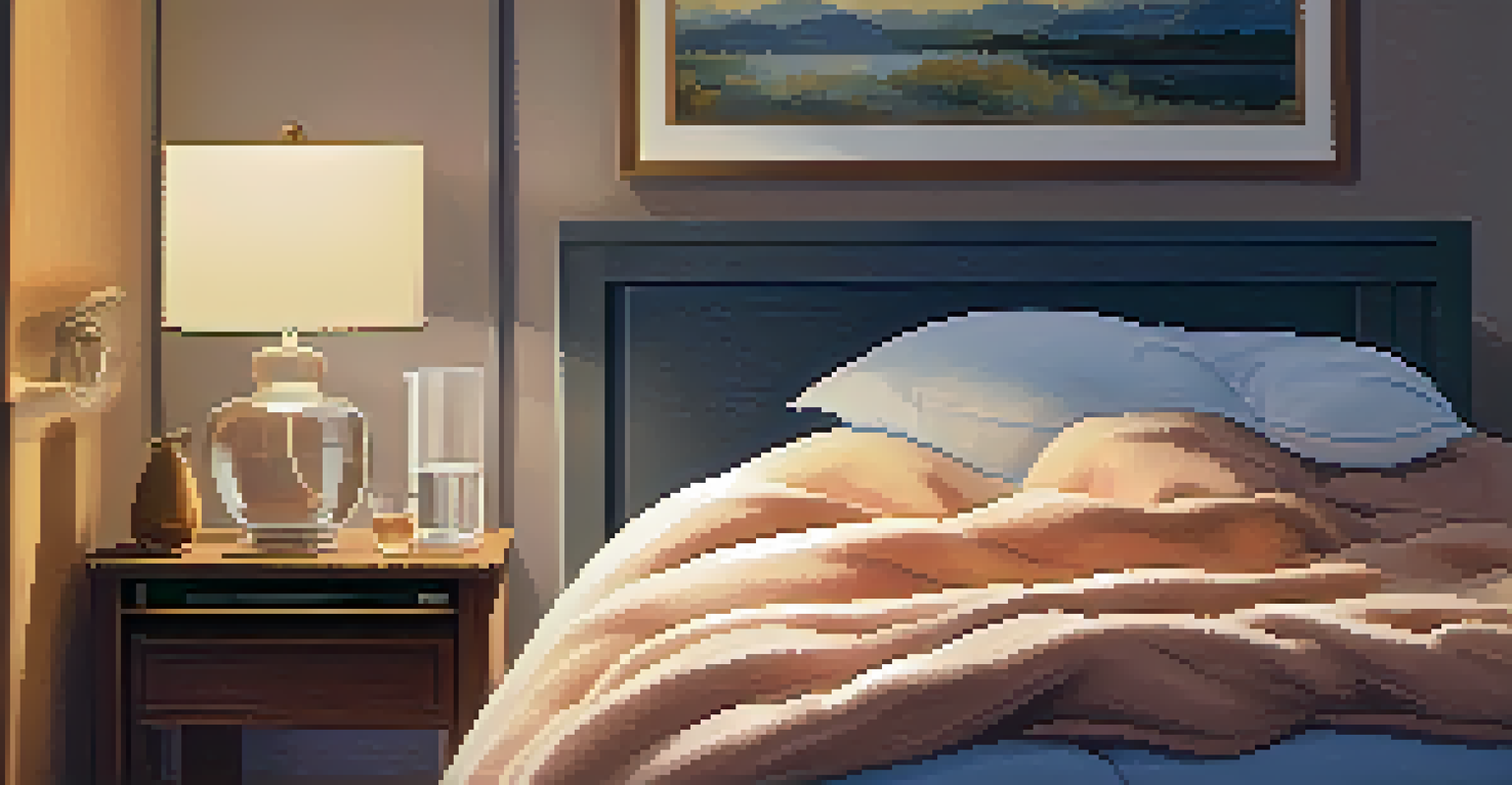 An elderly person sleeping peacefully in a cozy bedroom, highlighting the importance of sleep for health.