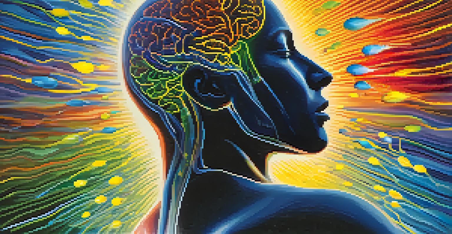 An illustration of a human silhouette highlighting the impact of B vitamins on energy production, with colorful energy flows and vibrant areas indicating health.