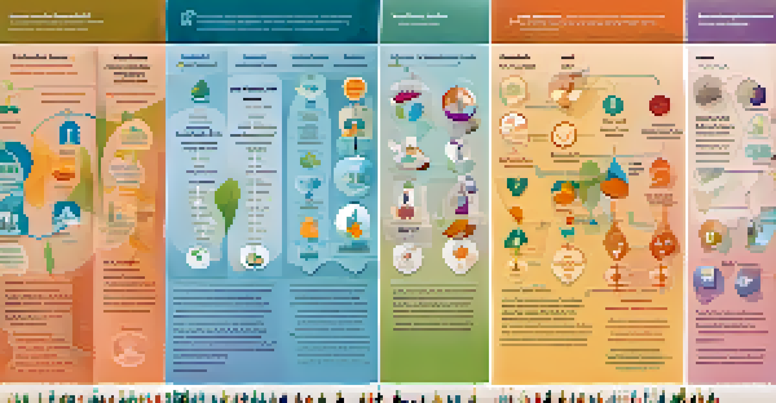 An infographic illustrating health conditions linked to family history with icons and descriptions on a soft gradient background.