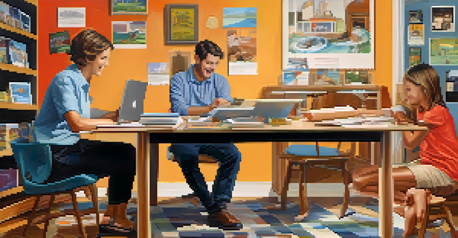 A split image of a person working at a desk and the same person enjoying family time, illustrating work-life balance.
