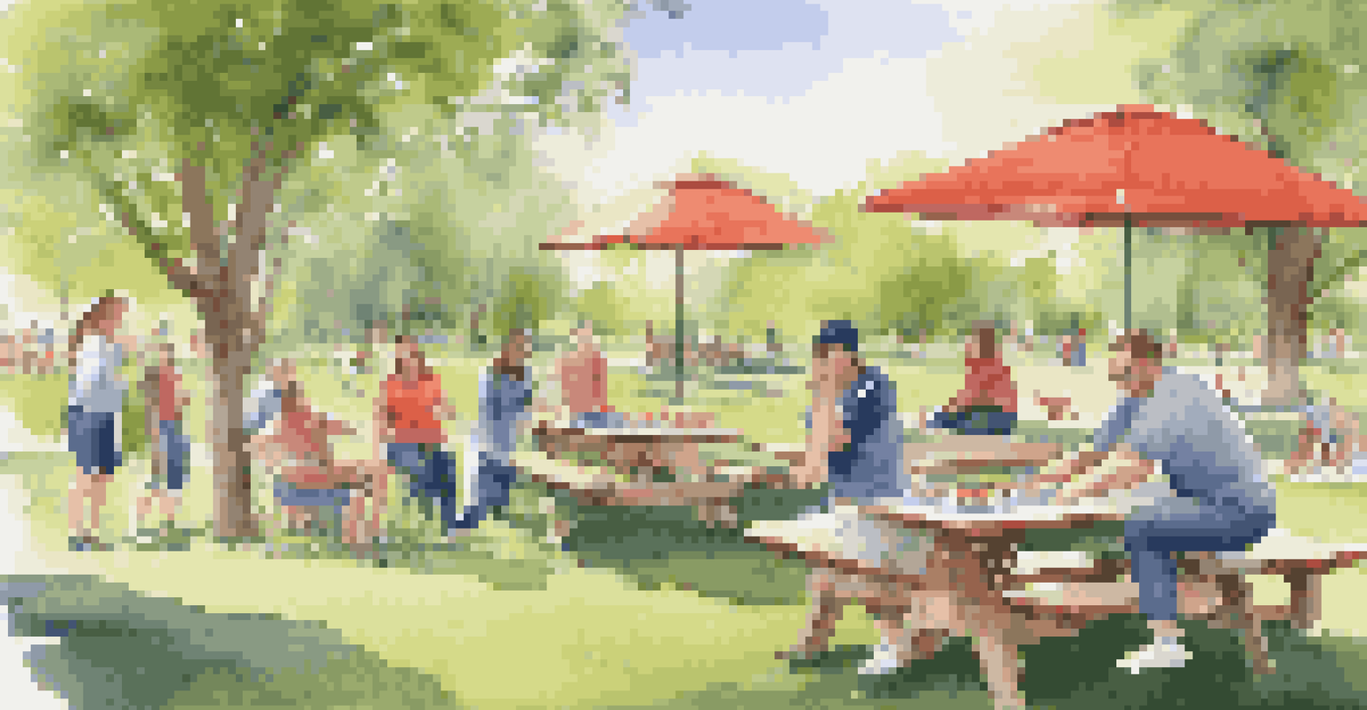 Employees participating in a fun outdoor team outing in a sunny park, engaging in games and activities, showcasing unity and celebration.