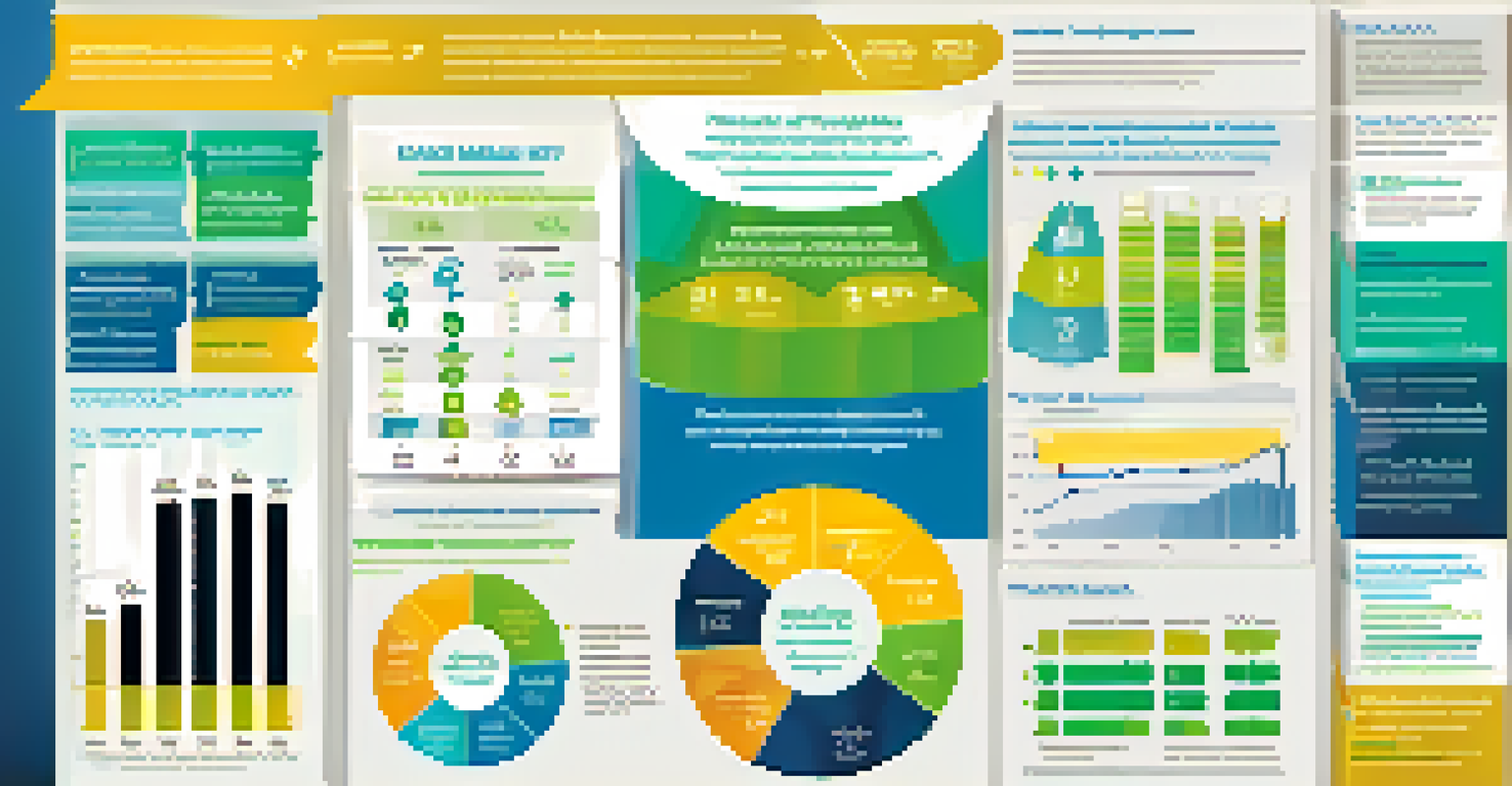 An infographic illustrating key metrics of a workplace wellness program, featuring colorful graphs and data points.
