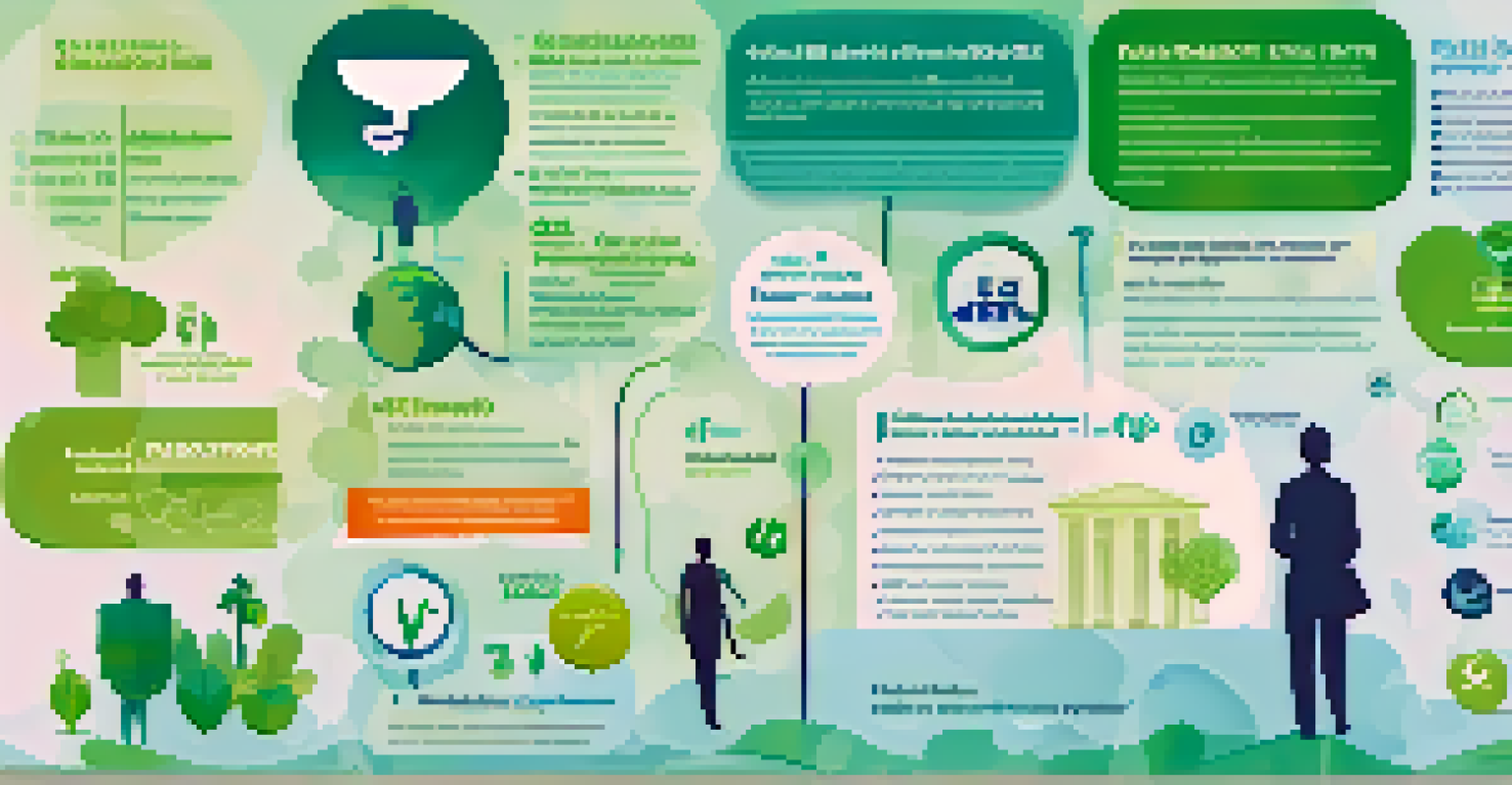 An infographic showing social determinants of health with icons for income, education, and environment on a gradient background.