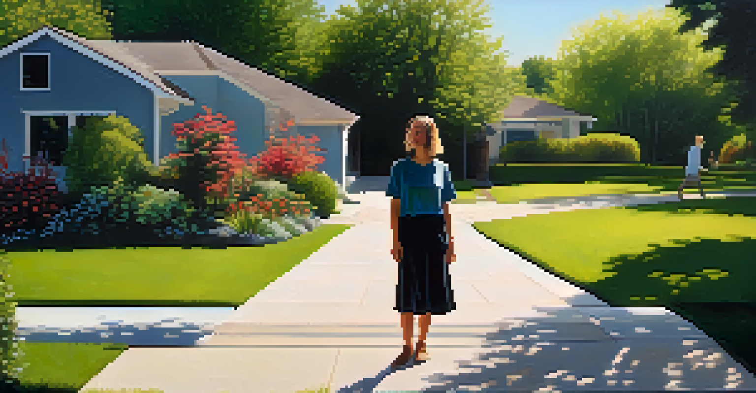 A person at a crossroads choosing between a vibrant garden and a dark, cluttered path, symbolizing choice and freedom.