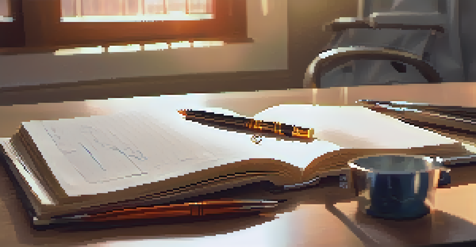 A healthcare professional journaling in a quiet hospital corner, highlighting self-care and personal growth.