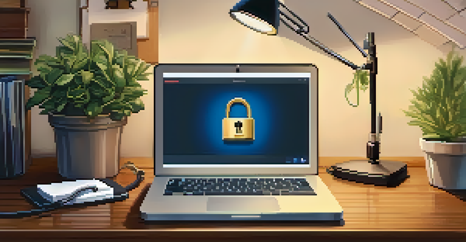 A close-up of a secure login screen for a patient portal on a laptop, surrounded by health-related items.