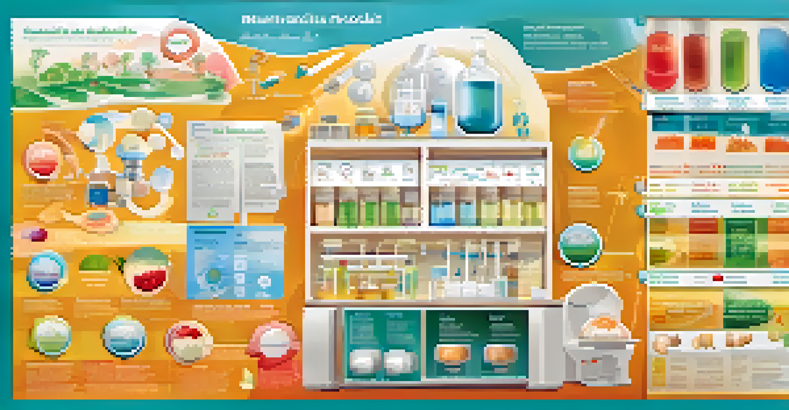 An infographic showing various probiotic strains with icons and descriptions, arranged in a circular format on a light background.