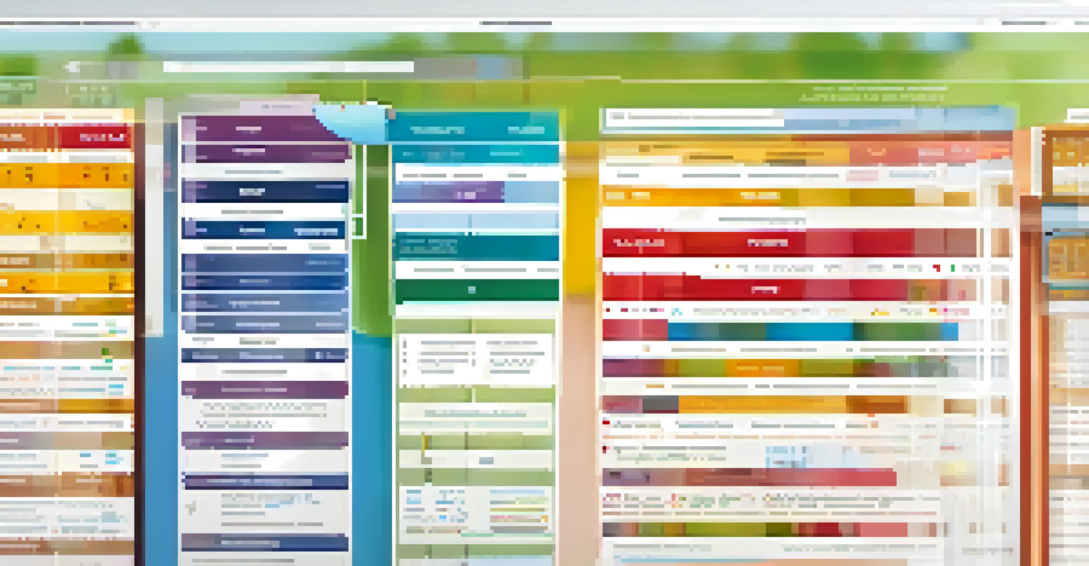 A digital family health history chart on a device, showcasing various health conditions in a bright room.