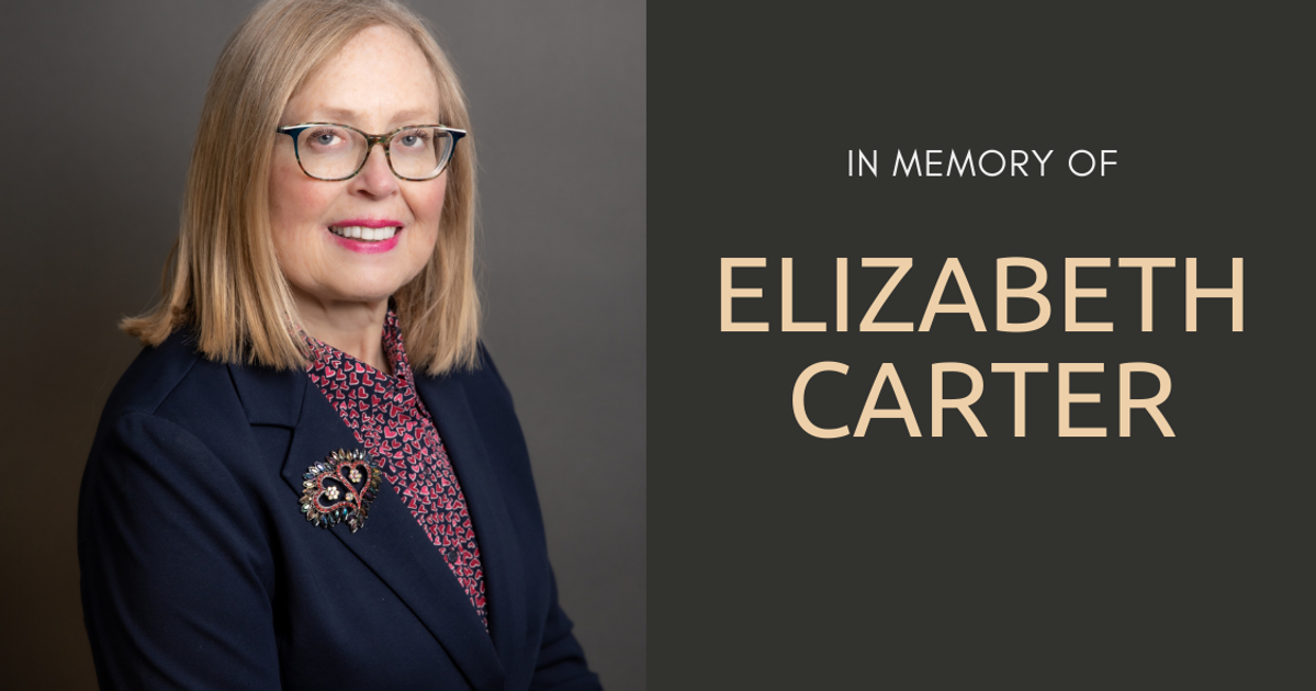Elizabeth Carter Pac In Fond Memory of Elizabeth Carter