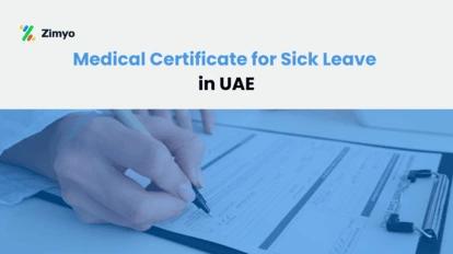 Medical Certificate for Sick Leave in UAE