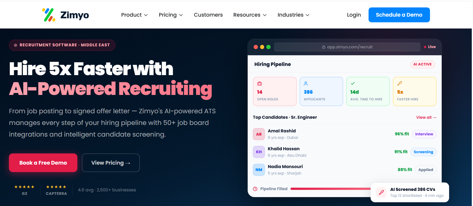 Recruitment software