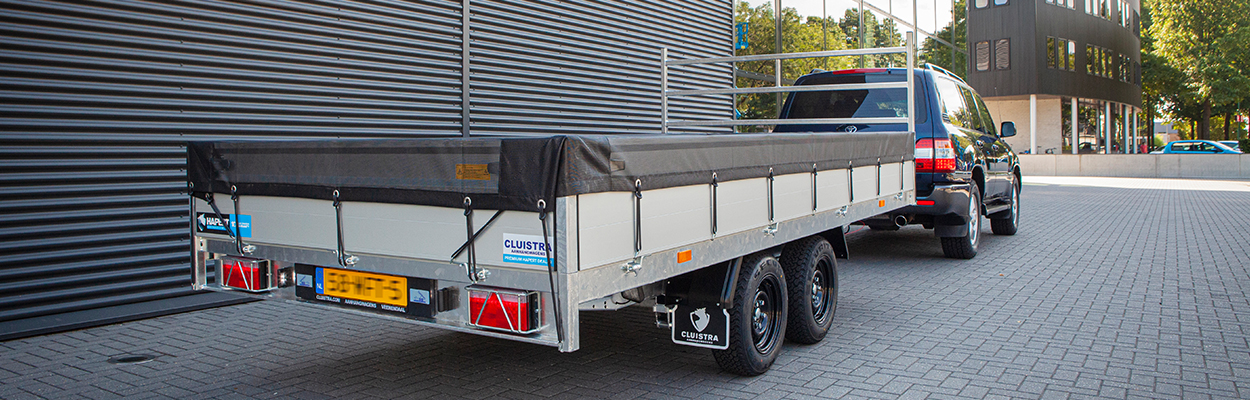 Aanhangwagen aan auto