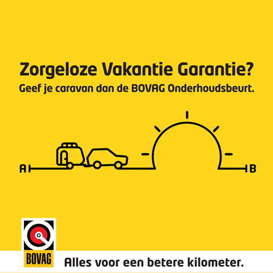 Zorgeloze vakantie garantie BOVAG graphic