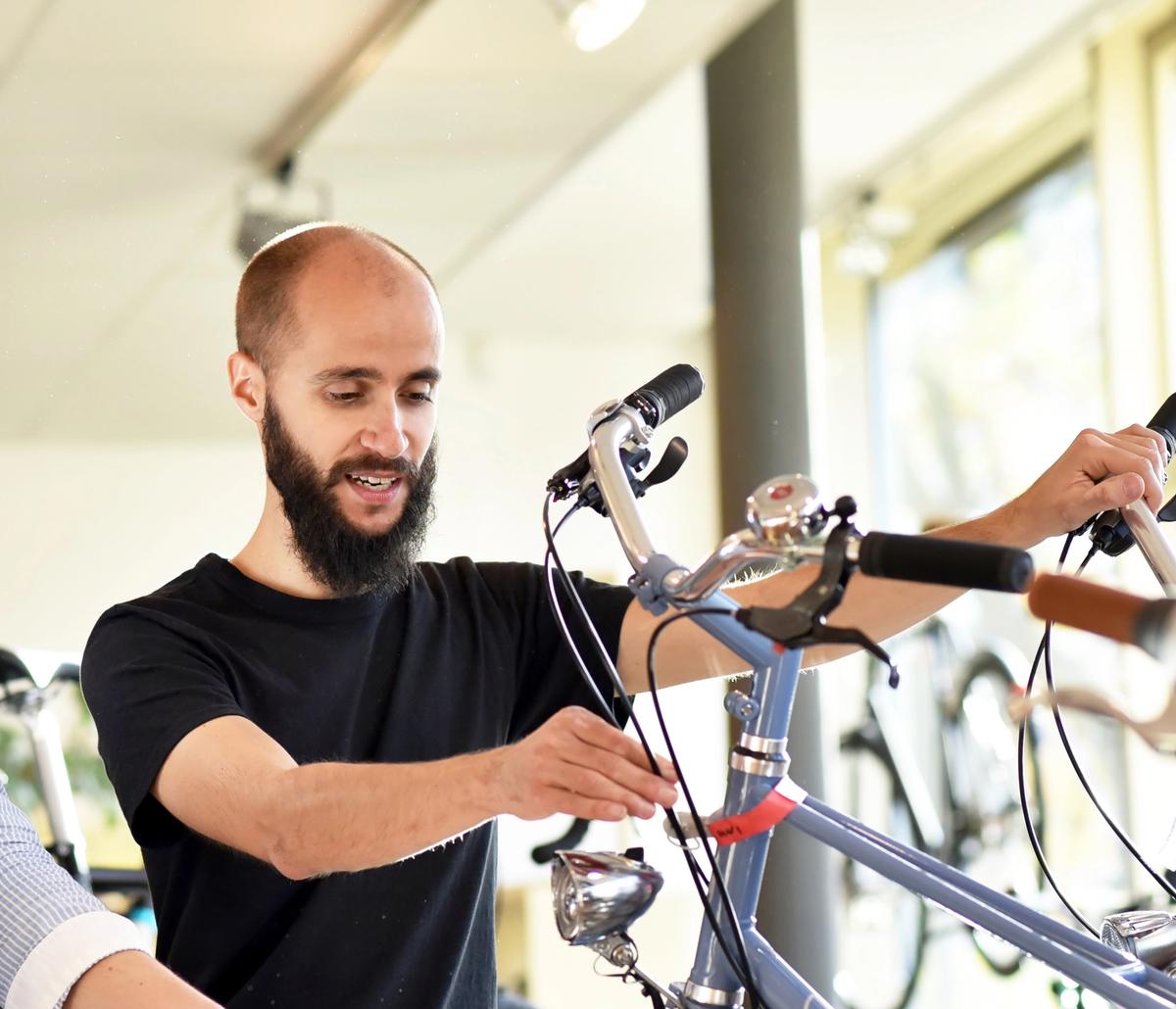 Fietsverkoop showroom BOVAG