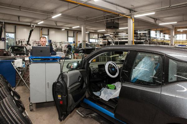 Werkplaats schadeherstelbedrijf