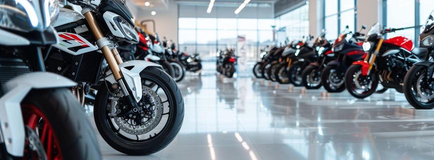 Motorfiets winkel