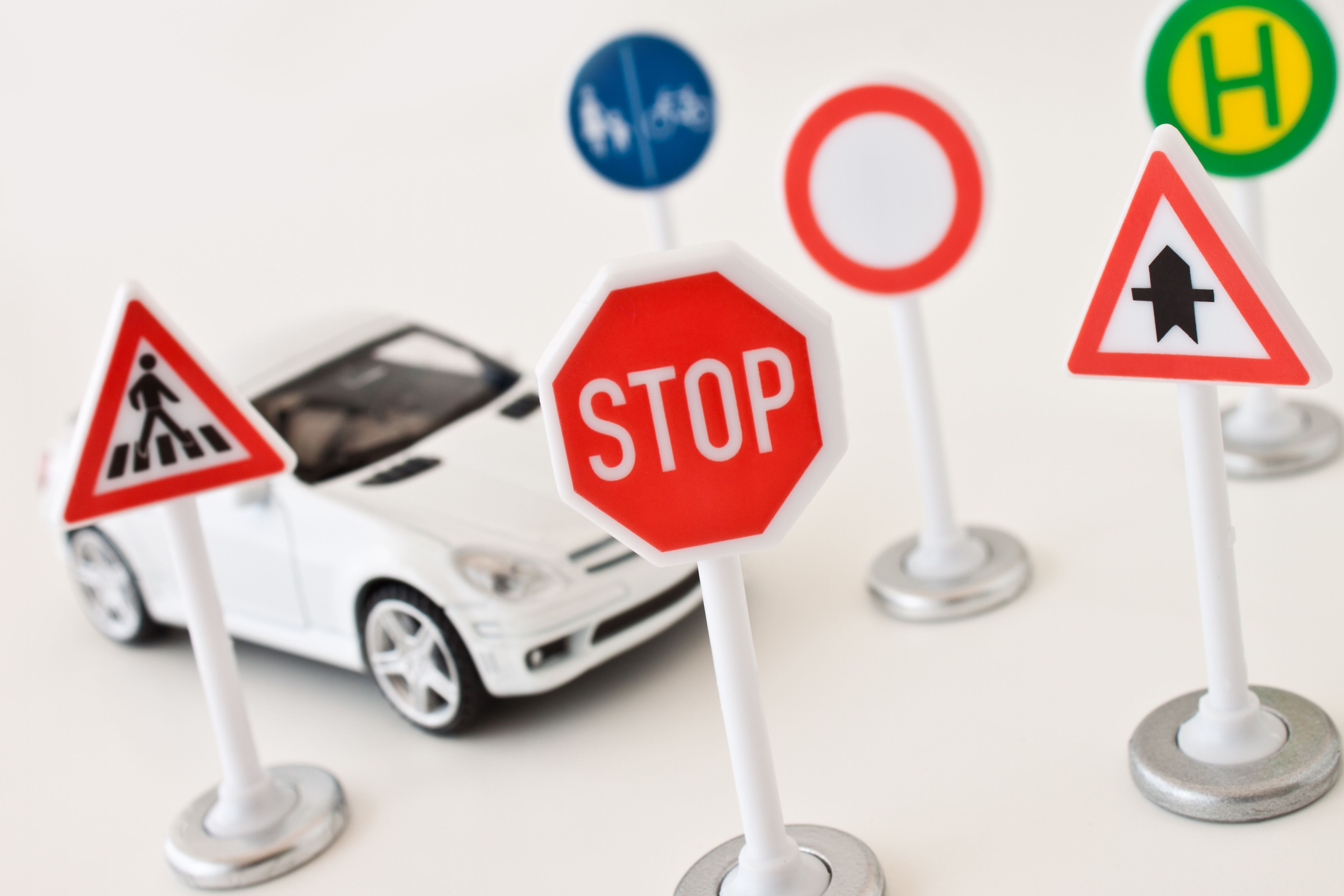 Rijles verkeersbordjes