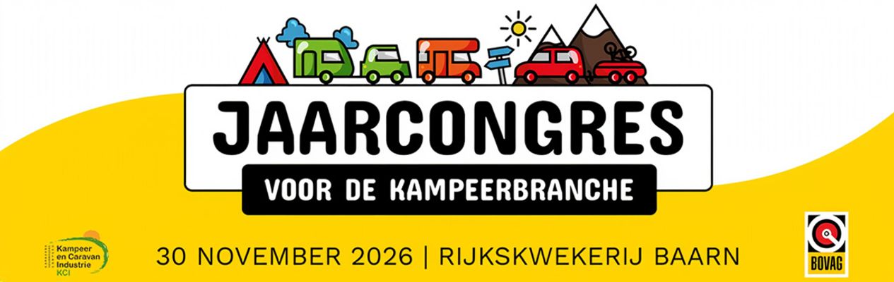 Jaarcongres Kampeerbranche 2026 BOVAG en KCI