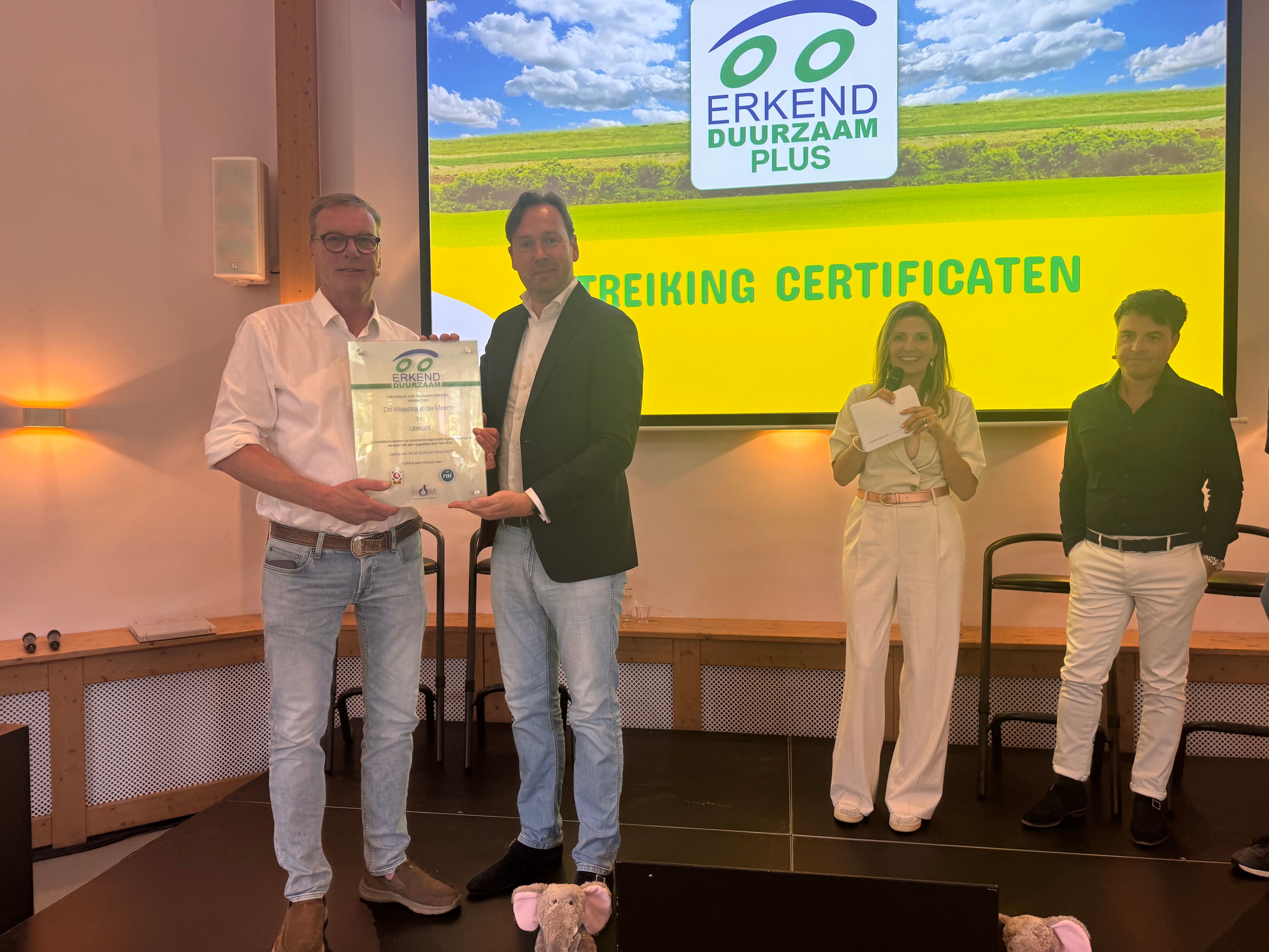Certificaat Erkend Duurzaam Plus BOVAG
