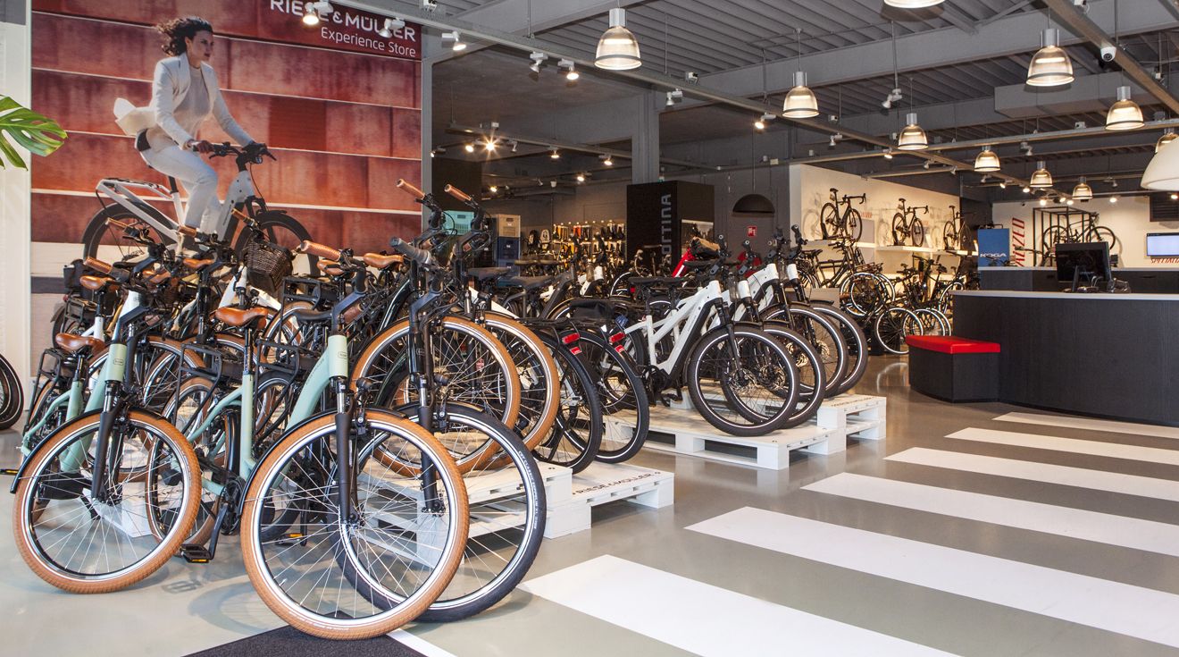 Fiets showroom
