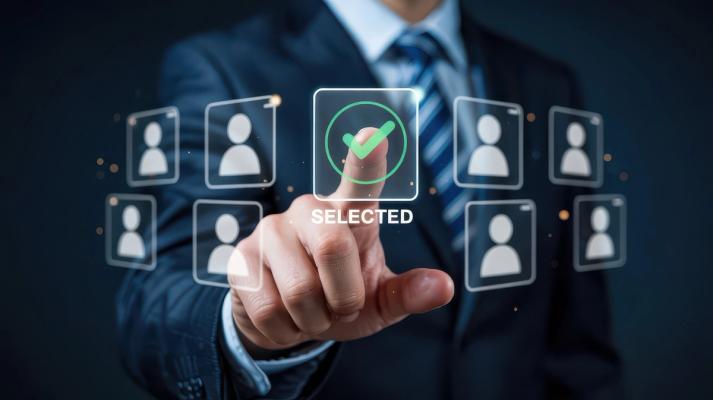 vinkje met poppetjes