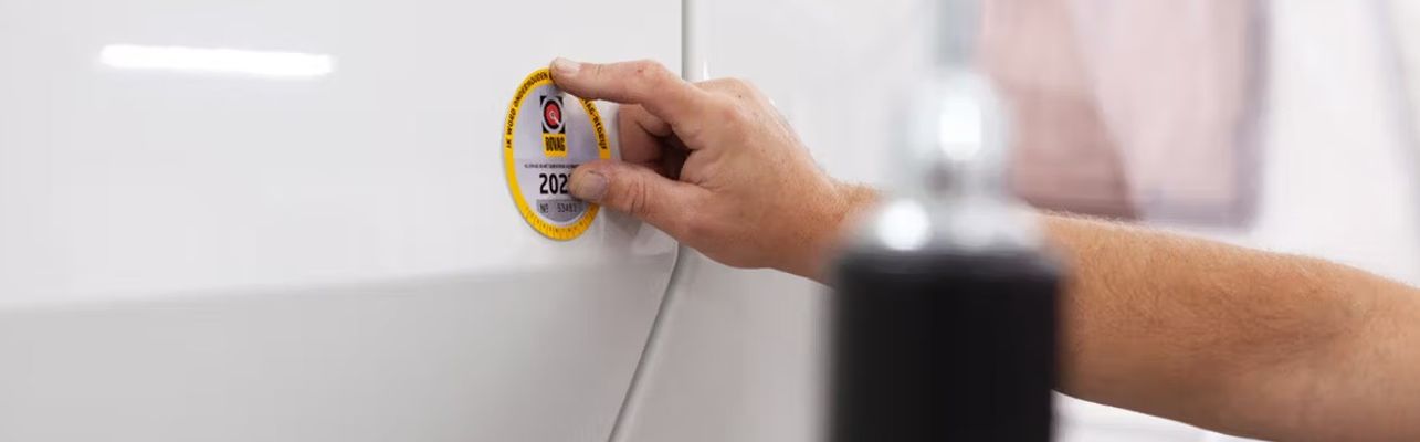 sticker onderhoudsbeurt