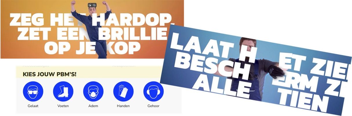 Campagne persoonlijke beschermingsmiddelen