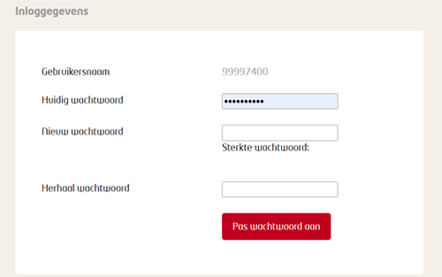 Meesturen met tijdelijk wachtwoord 3