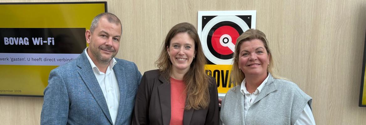 Nieuwe voorzitter MKB-Nederland op bezoek bij BOVAG