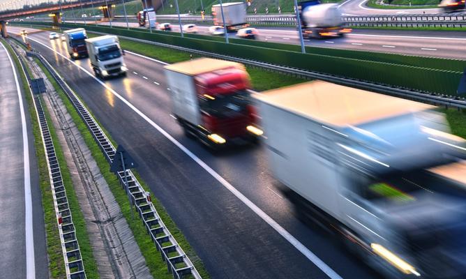 Trucks snelweg