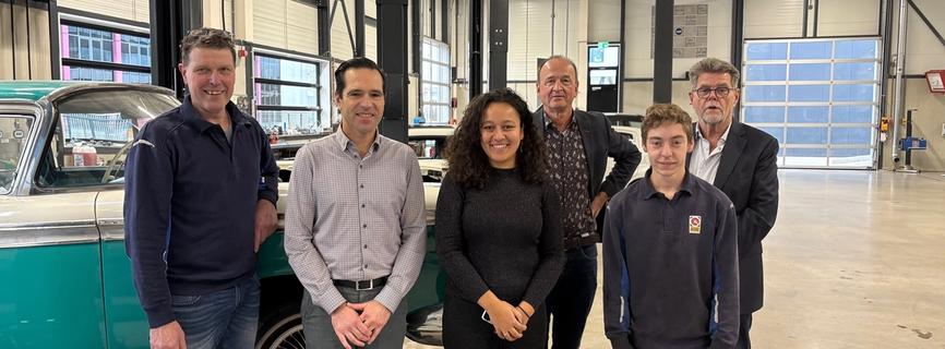 werkbezoek Gloria van der Fluit